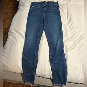 High waist ankle skinny 7 Jeans. Size 27